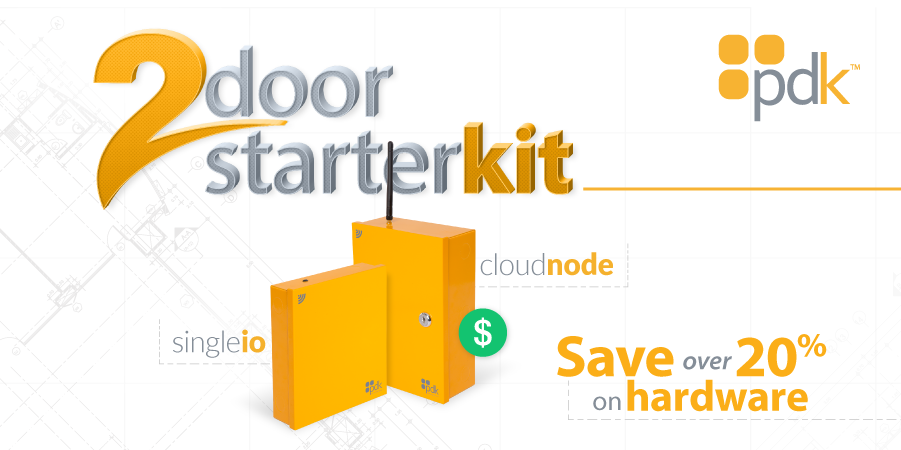 ProdataKey's tweet photo. Get both the Cloud Node &amp; Single io in pdk’s Two-Door Kit vs. buying them individually. Available at your local distributor.

#pdk #prodatakey #pdkio #accesscontrol #mobileaccesscontrol #cloudaccesscontrol #access #security #securityindustry #lowvoltage #technician #integrator https://t.co/S6Gw3xvR6j