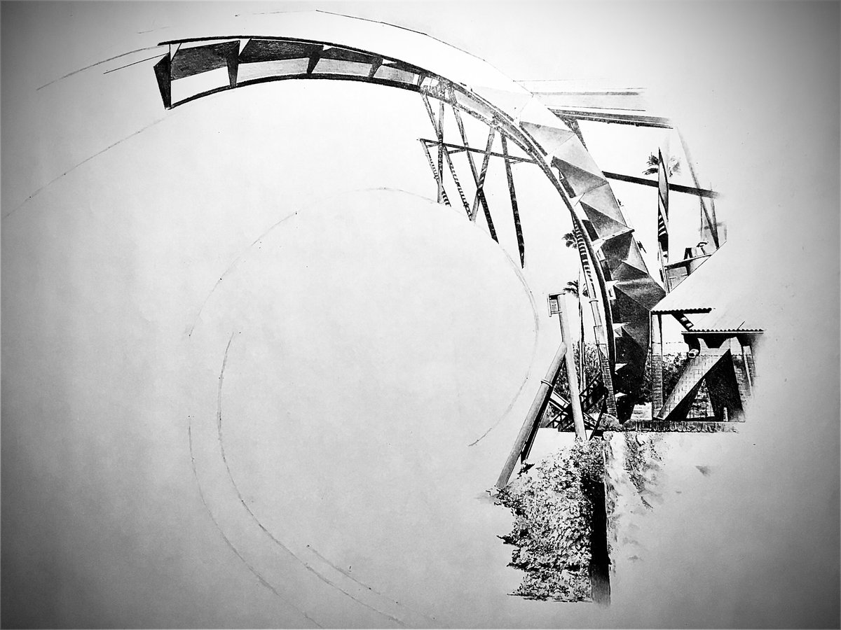 A work in progress. Graphite pencils.