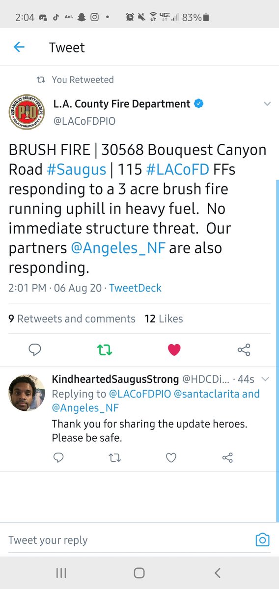 nerd_life21's tweet photo. #scv can never catch a break #saugusfire https://t.co/hKYAkrZlFU