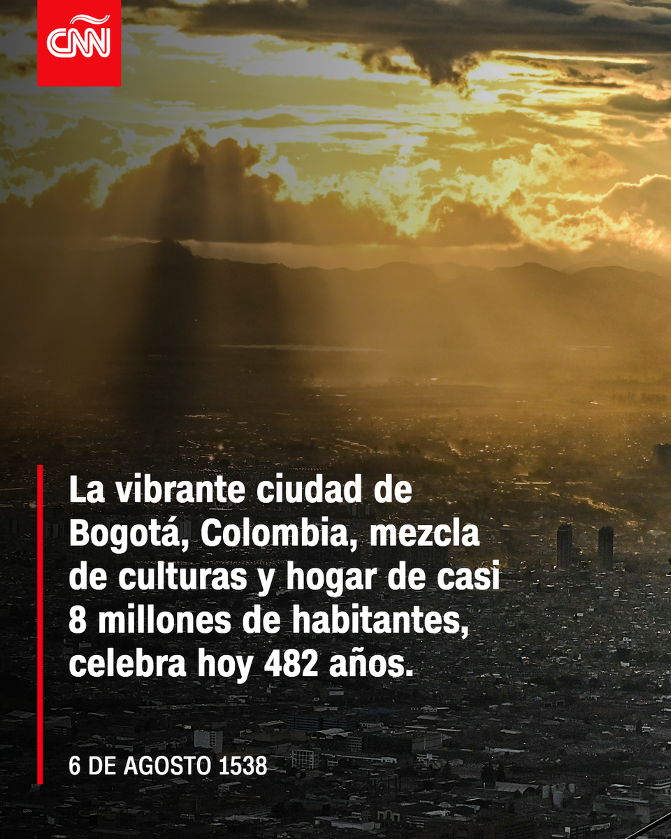#Bogotá, Colombia, la tercera capital a mayor altura del mundo, hogar de casi 8 millones de habitantes, celebra hoy 482 años. Para ti, ¿qué es lo mejor de Bogotá?