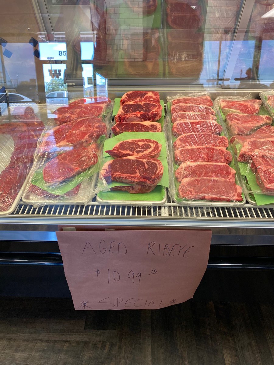 Some #dryaged #ribeye for the grill - MEAT 🥩 ! #wiatreks (@ Wiatrek's Meat Market - <a href="/wiatreksa/">Wiatrek’s Meat Market</a> in San Antonio, TX) swarmapp.com/c/7EpLkjWJi9R