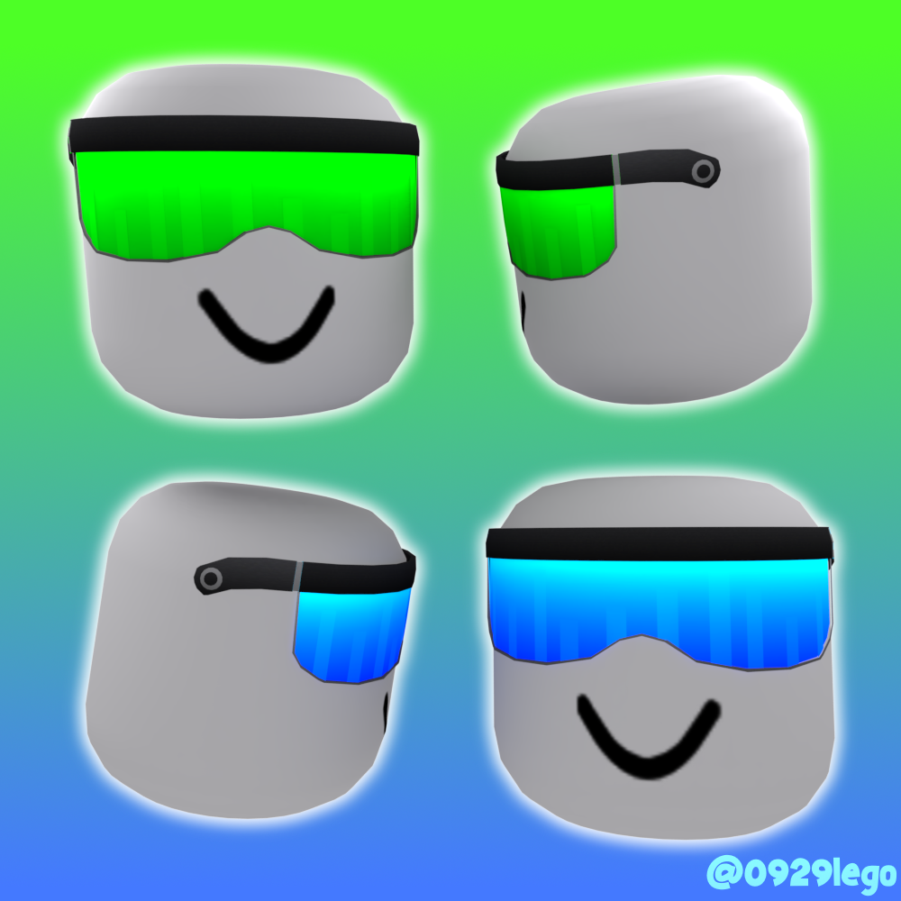 Blue Neon Roblox Logo PNG IMG