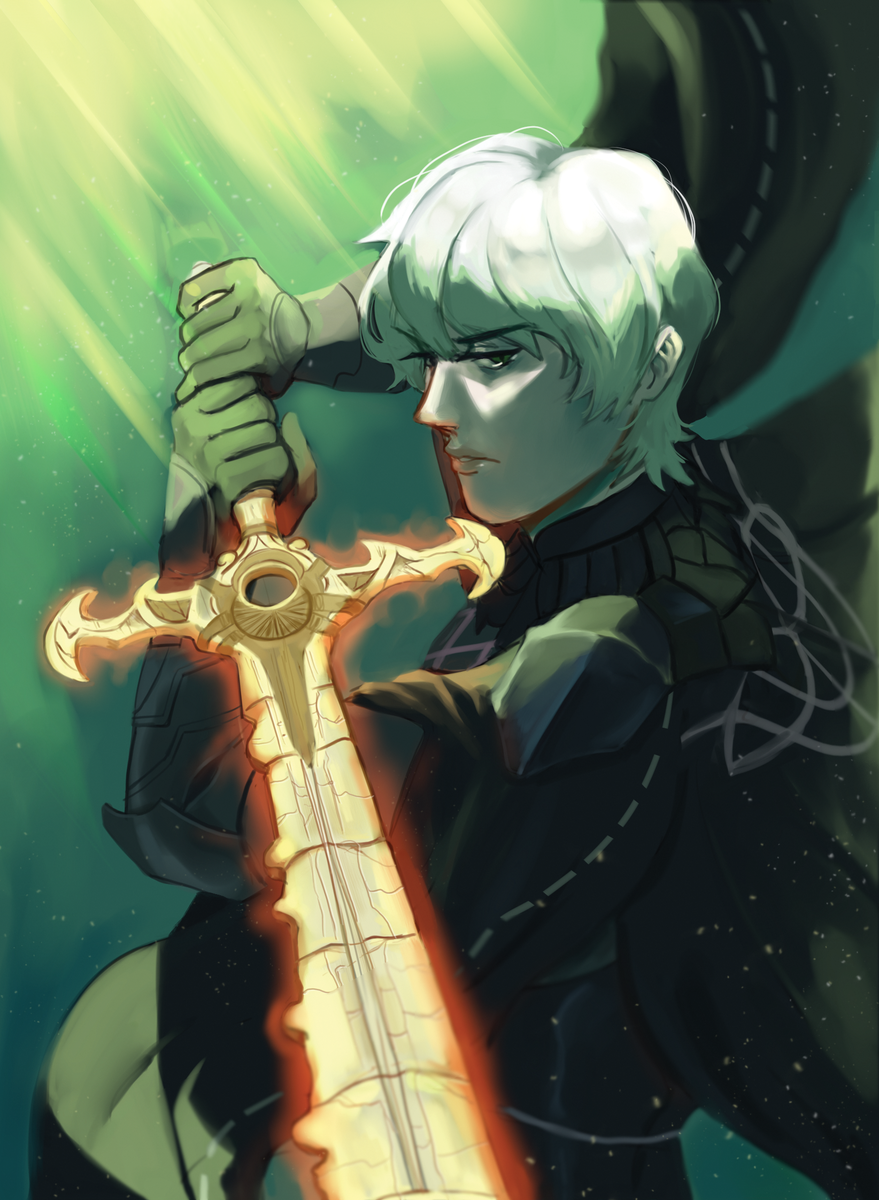 requiemofkings's tweet photo. got the opportunity to draw m!byleth for the fe3h playing card project by @WildRoseZines !!! it was such a fun project to be in ahh 

oh and check out https://t.co/u5A9QIfDiC to purchase items from past zines! https://t.co/FoyDeEkfNY