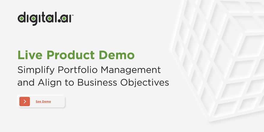 digitaldotai's tweet image. Join this live demo to learn how you can use #VersionOne to prioritize your portfolio items according to business value and streamline development efforts downstream: okt.to/spZy2B