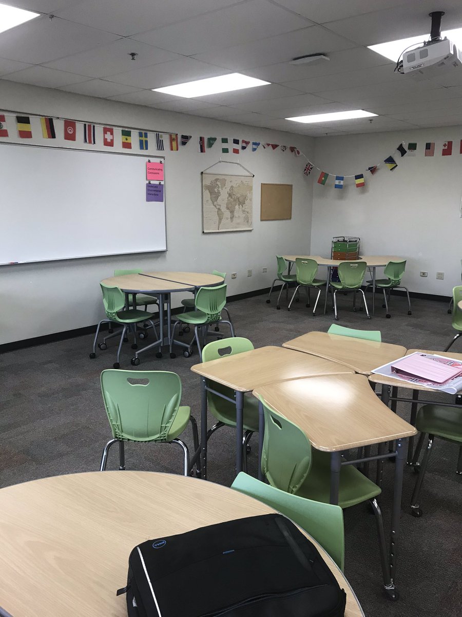 I know this school year is going to look different, but it felt great going in and organizing my classroom today. I’ve been a traveling teacher last two years, and loved it, but excited to have a room again! Plus <a href="/MsCassier/">Ellysa Cassier</a> left me a lot of her decorations...I hate decorating!