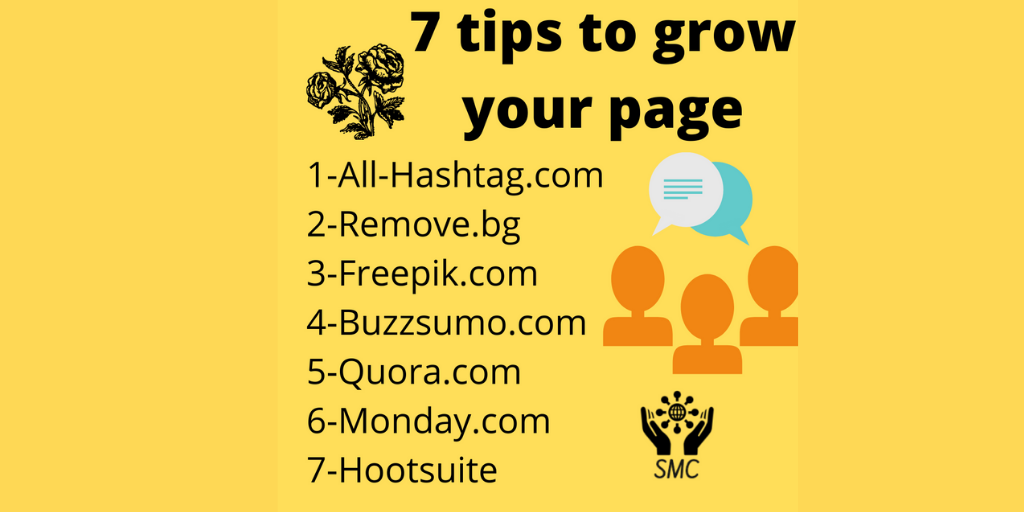 SmConsultant02's tweet photo. 7 tips to grow your page for free. 
#socialmediamarketing
#trainings 
#brandbuilding
#socialmediaforbusiness
#options
#socialmediahelp
#share
#socialmediamarketingtips 
#twitterpost https://t.co/cI49ieO2af