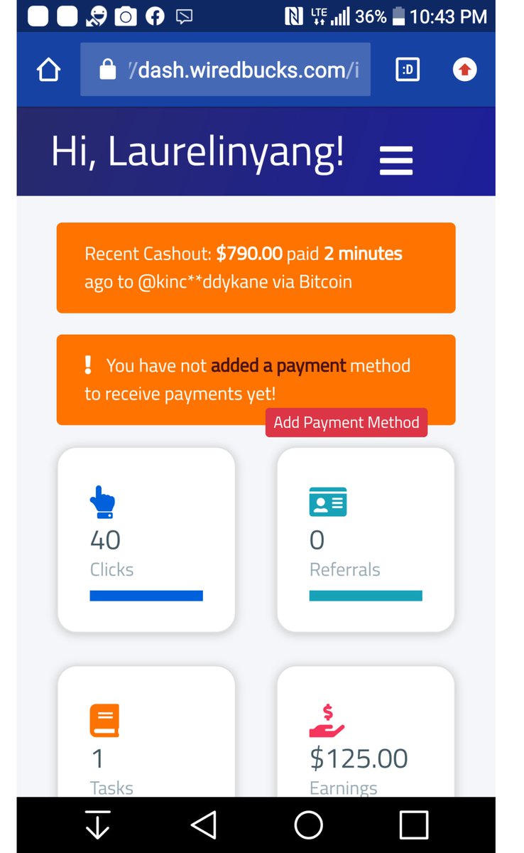 MonispotN's tweet photo. https://t.co/Ncyzg8ETS3 inviting you to join WiredBucks, a site that lets you earn money with social media. I just earned $125.00 and you can too! Sign up today for a $25 bonus!;hashtags=onlinejob #earnmoney #makemoneyonline #onlinemoney https://t.co/X9UzJpHSQH