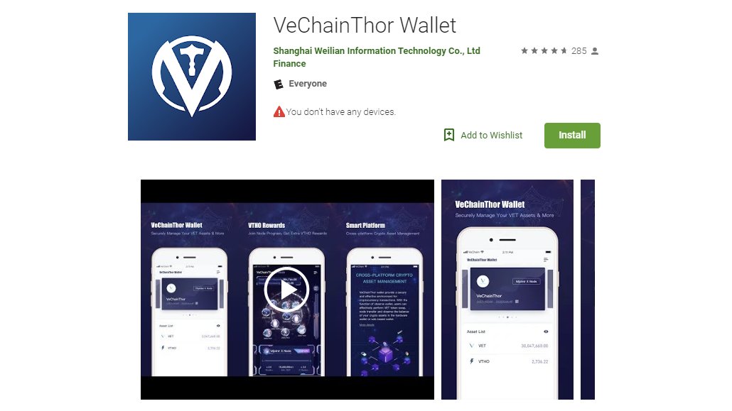  #VeChain X Offline Transaction SigningDid you know you can sign txs offline with the official mobile VeChainThor Wallet?- Download the wallet app on an (old) phone and put it on flightmodes (offline). Create a wallet (private/public key) and store it somewhere safe.1/5 $VET