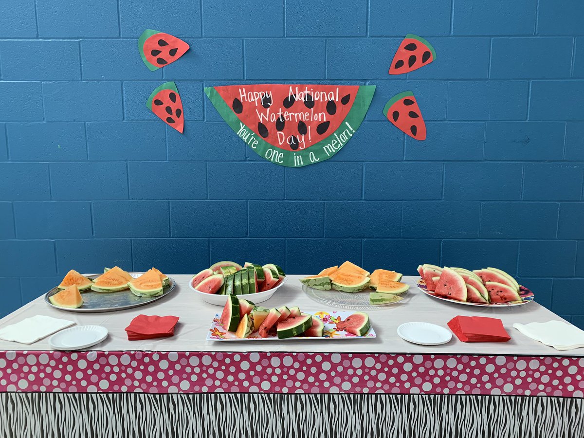 jenvharrington's tweet photo. National Watermelon Day and National Root Beer Float Day in the same week! https://t.co/B8BwHVdBsM