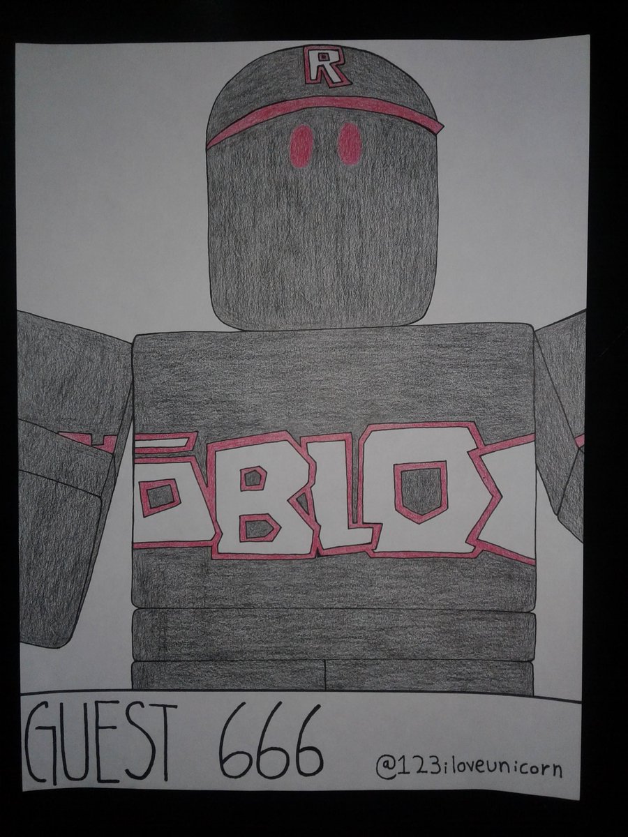 Guest 666 Drawing #robloxhackers by SQHWX on Sketchers United