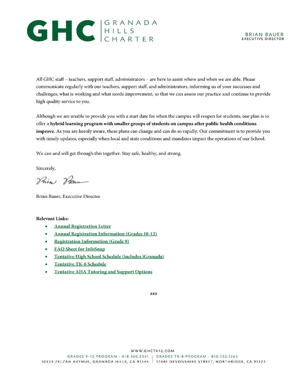ghctk12's tweet photo. We know everyone is preparing for a great first day of school in the coming weeks, even if it looks different this year. Let’s partner together to ensure your student is #PreparedToLearn Click here for Mr. Bauer's letter to the School: https://t.co/ZbVgQ2OuTM #HighlandersUnited https://t.co/uhosisiQaf