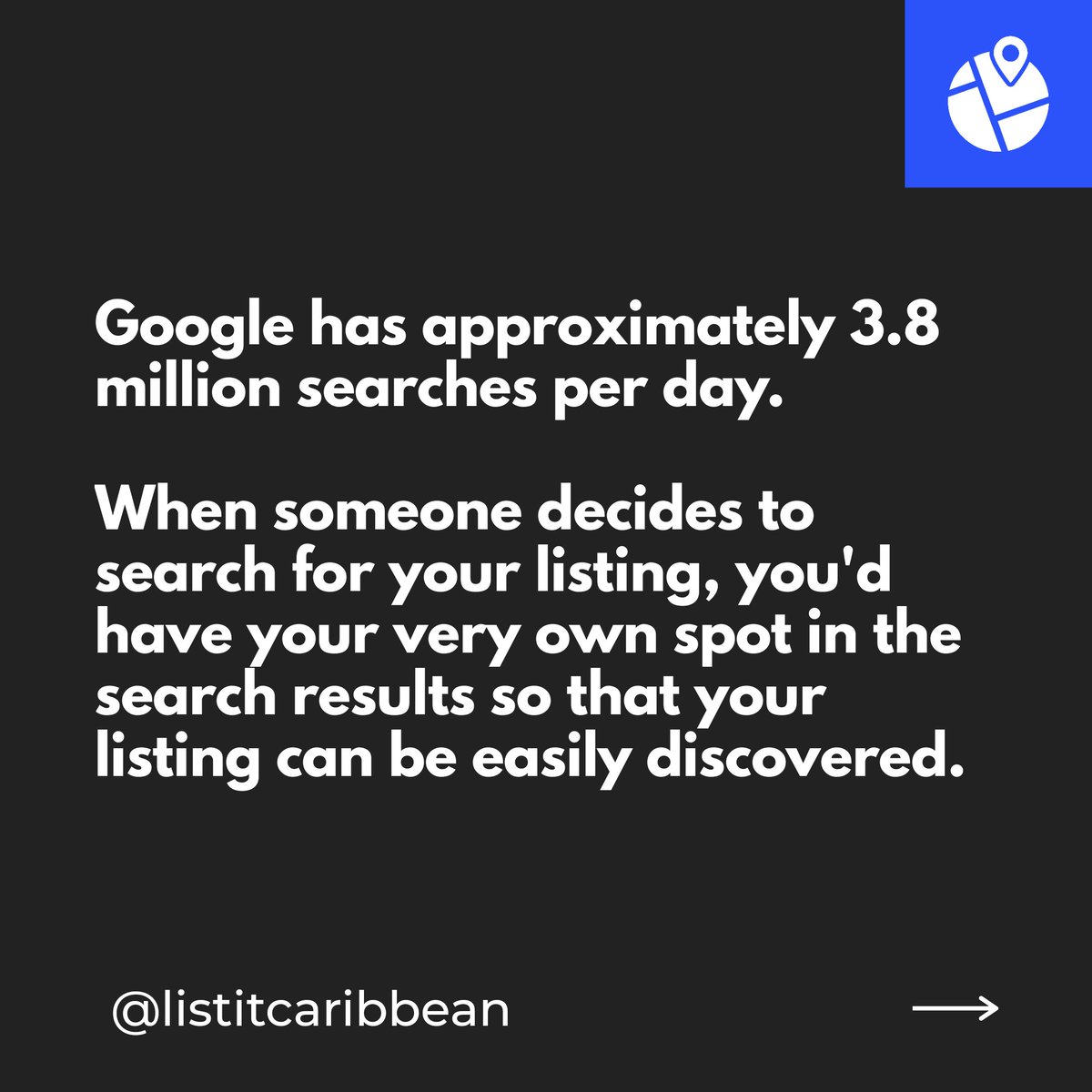 They're so many good reason why you should get listed on List It Caribbean. Today we're highlighting one of the major ones that can take your business to the next level.

#listitcaribbean #seo #google #carribbeanbusiness #carribbeanbusinessowners #caribbeanentrepreneurs