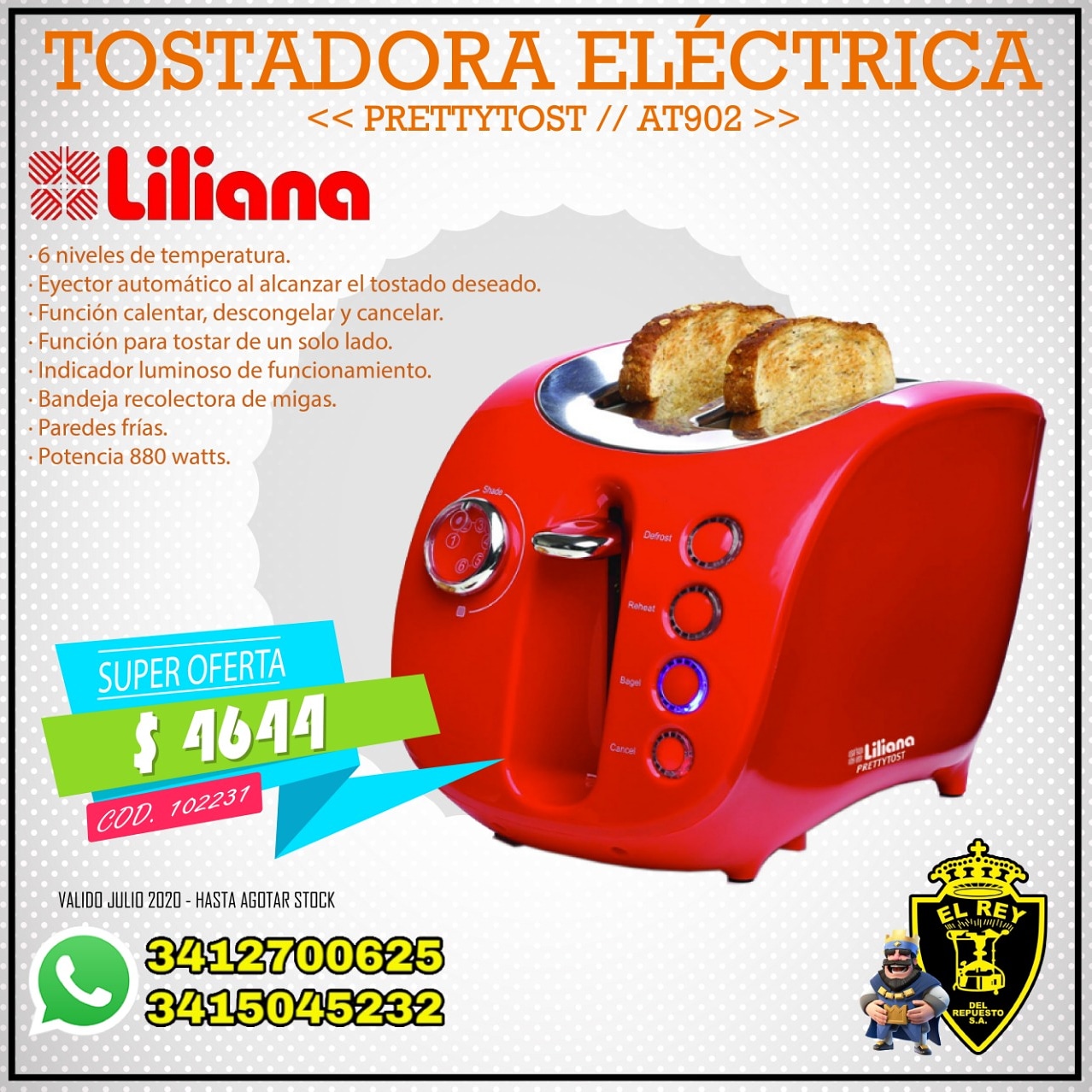 Tostadora liliana at902 sale