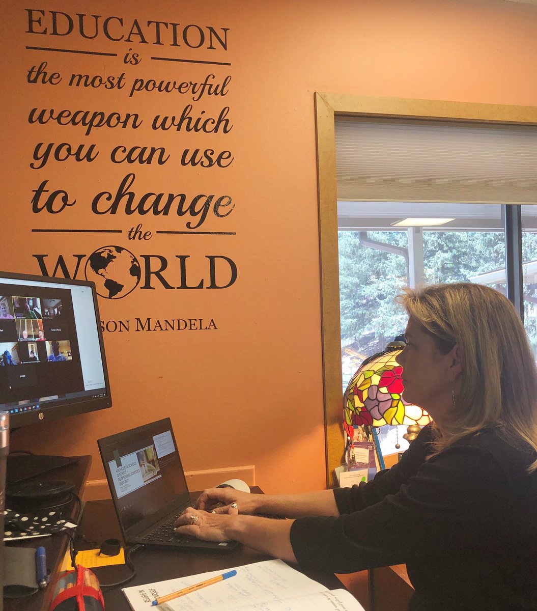 Dr. Kym, ASD Superintendent, visited a local Rotary group today as guest speaker to present the District’s draft plan on Reopening Schools for 2020-21. ASD is committed to communication &amp; engagement as we Safely Open Archuleta Schools Together! Thanks Rotary &amp; @leblancesparza!