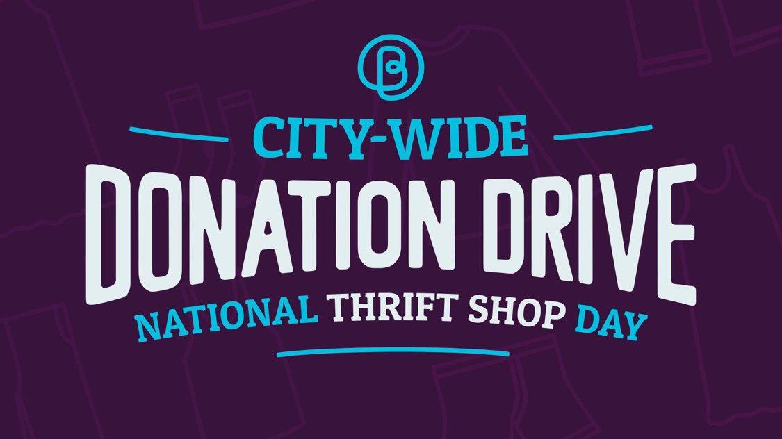BissellCentre's tweet photo. Did ya hear? We’re are hosting a CITYWIDE Clothing Drive in celebration of #NationalThriftshopDay!

Learn more 👉🏻 https://t.co/dtnRxQ8Zsw

#BissellClothingDrive #yeg #yegevent https://t.co/xgizobVLiw