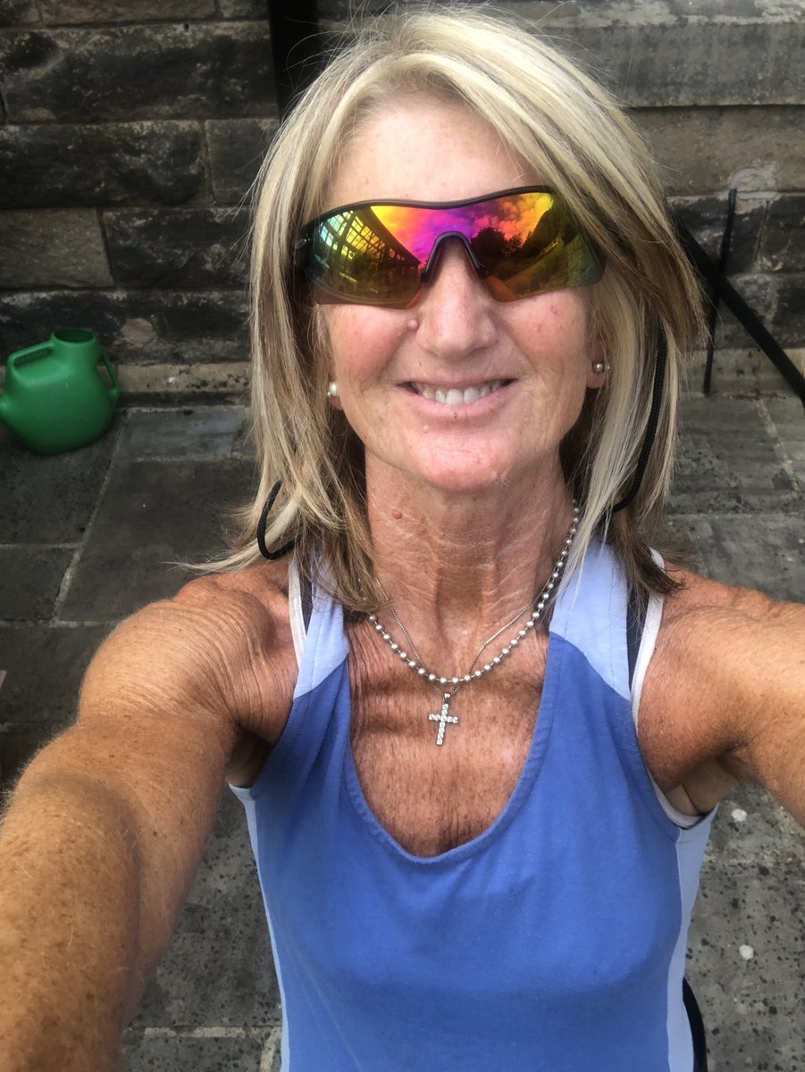 Just the 5k but great running in my new sporty shades.