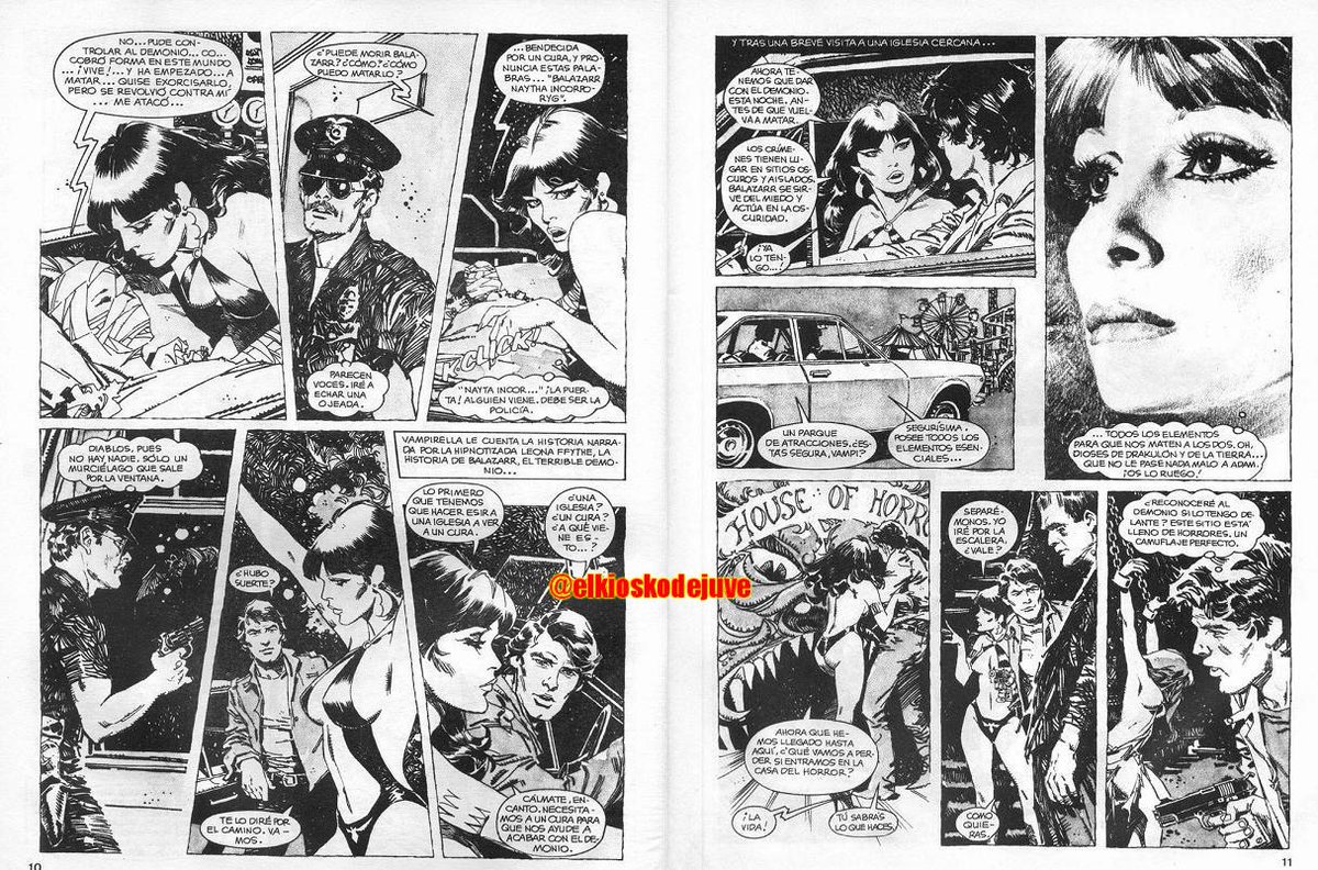 elkioskodejuve's tweet photo. Creepy N.° 43 presenta: Vampirela en "La fiesta del miedo" Toutain Editor España 1984 Guion: Rich Margopoulos. Dibujo: Pepe González.
#Creepy #Vampirela #ToutainEditor #RichMargopoulos #PepeGonzález https://t.co/ZUJRh5BAXG