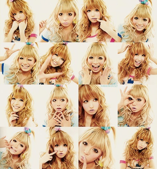 KUMIKO FUNAYAMA Also known as Kumicky, another big Popteen model! She's super well known for being on so many covers. She's sometimes picked apart for being 'too cute,' or because Popteen focused on her weight loss, showing off how she went down to 83lbs.