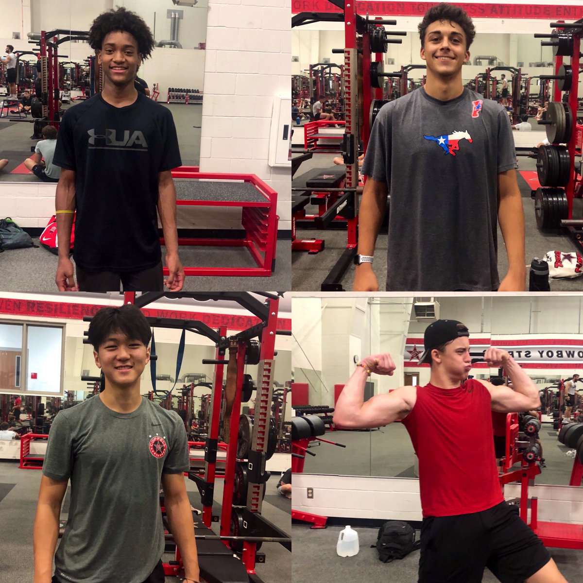 PCnowisthetime's tweet photo. Back like we never left! 

Athletes @CoppellHigh know 1 speed: FULL GO! 💯 
😤😤

S/O to our @CareNow ⭐️s of the Week! ✔️

High Intensity: 
Zack, DJ, Bryson, Tyler 

Cowgirls: 
Michaella, Hailey, Alena, Allison

Developmental: 
Jack, Johnny, Zander, Vedant, Logan, Joatham

#CFND https://t.co/XvFrr5Sacq