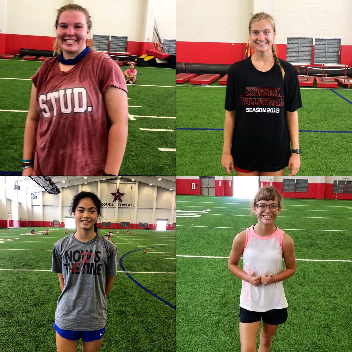 PCnowisthetime's tweet photo. Back like we never left! 

Athletes @CoppellHigh know 1 speed: FULL GO! 💯 
😤😤

S/O to our @CareNow ⭐️s of the Week! ✔️

High Intensity: 
Zack, DJ, Bryson, Tyler 

Cowgirls: 
Michaella, Hailey, Alena, Allison

Developmental: 
Jack, Johnny, Zander, Vedant, Logan, Joatham

#CFND https://t.co/XvFrr5Sacq