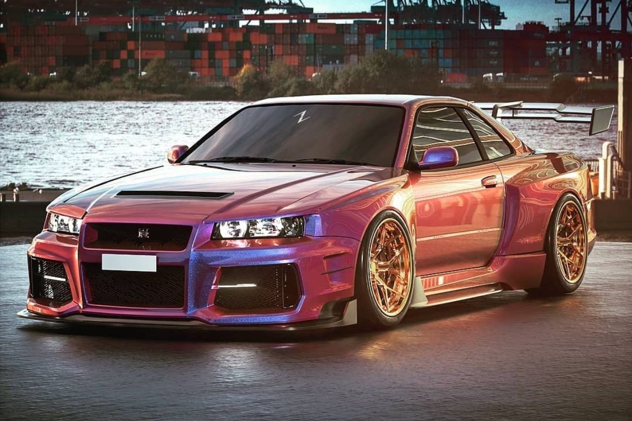 Autoass Media Midnight Purple R34 Skyline Gt R T Co Trud627grz Twitter