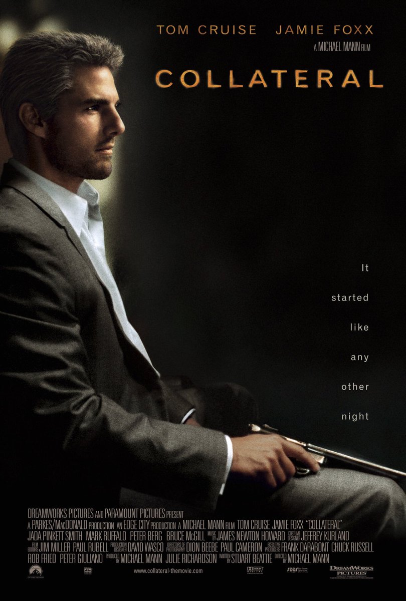 🎬MOVIE HISTORY: 16 years ago today, August 6, 2004, the movie ‘Collateral’ opened in theaters!

<a href="/TomCruise/">Tom Cruise</a> <a href="/iamjamiefoxx/">Jamie Foxx</a> <a href="/jadapsmith/">Jada Pinkett Smith</a> #MarkRuffalo #PeterBerg #BruceMcGill #IrmaPHall <a href="/bodhielfman/">Bodhi Elfman</a> #JavierBardem #KleaScott #EmilioRivera #ThomasRosalesJr