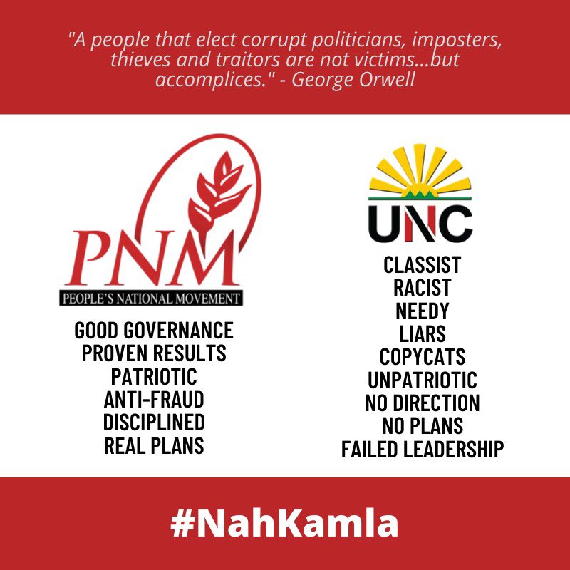 blazingbalis's tweet photo. The PNM is for good governance, the PNM is T&amp;T's biggest supporter, The PNM is proven, The PNM is disciplined.  The PNM has a REAL plan for Trinidad and Tobago to succeed.  Make the Right Choice for the future of Trinidad and Tobago. https://t.co/OvyEMgbekZ