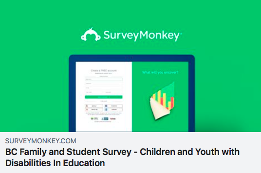 InclusionBC's tweet photo. **Survey deadline: Saturday Aug 8**  
We want to hear from families of K-12 students w/ extra support needs about their school experiences during #COVID19.
Results will guide advocacy &amp; #bced planning. 
Survey link: https://t.co/ZDGhA9FTRC
Pls share widely!
@BCEdAccess @FSIBC https://t.co/hzSVOAKSU4