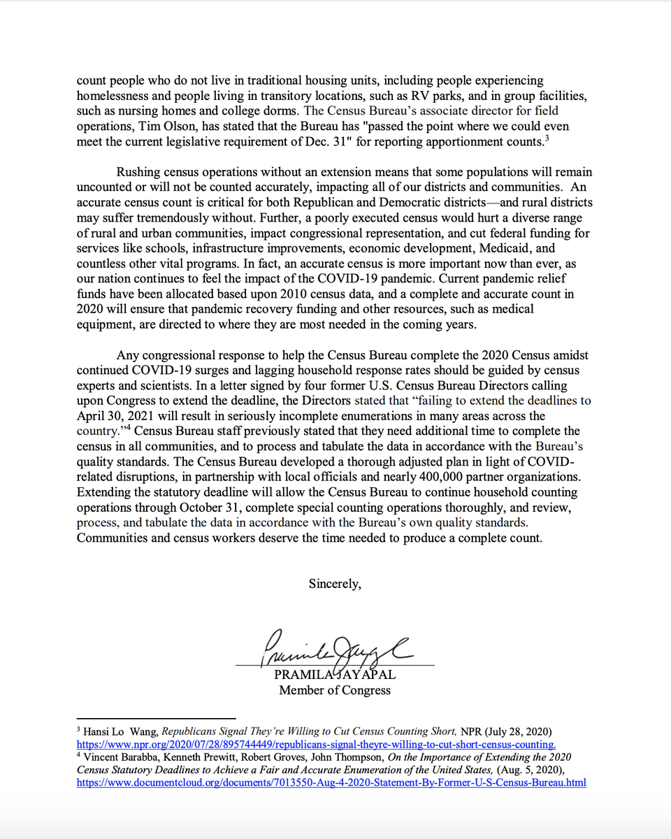 Screenshot of page 2 of the letter. The full text is linked in the original tweet.