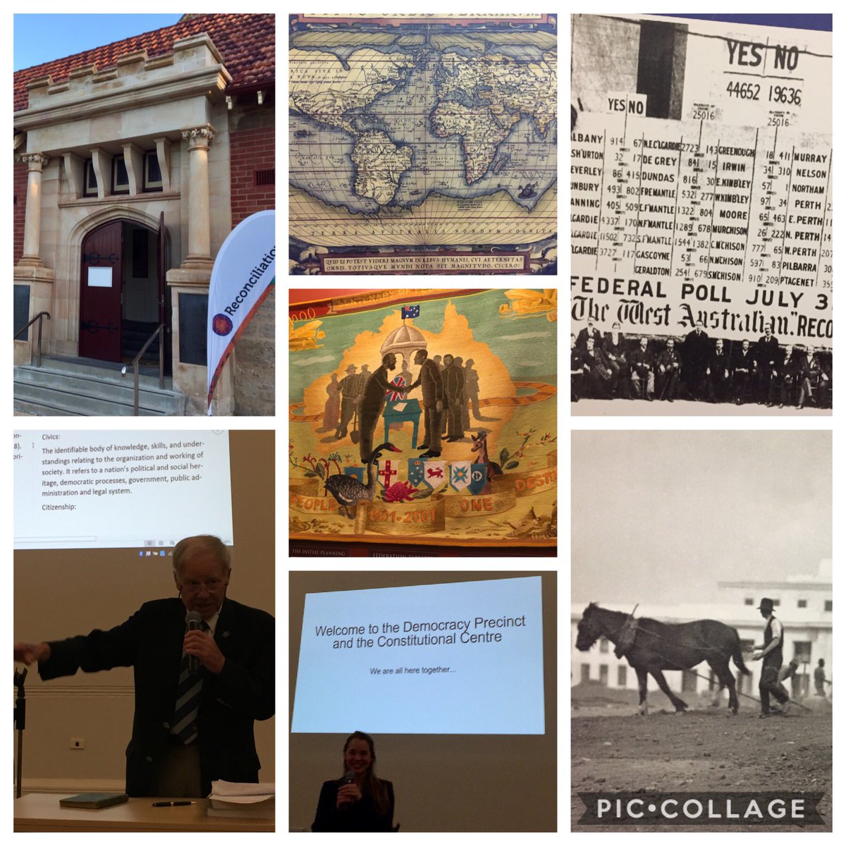 SoSamBoswell's tweet photo. #HASSWeek2020 Open House at the Constitutional Centre of Western Australia with @reconcil_WA & @parliamentWA
Thanks for sharing > Sally, Remie, Tui, Kylie, Leone, Peter & special guest speaker Dr Harry Phillips https://t.co/VkoNEJSQbQ