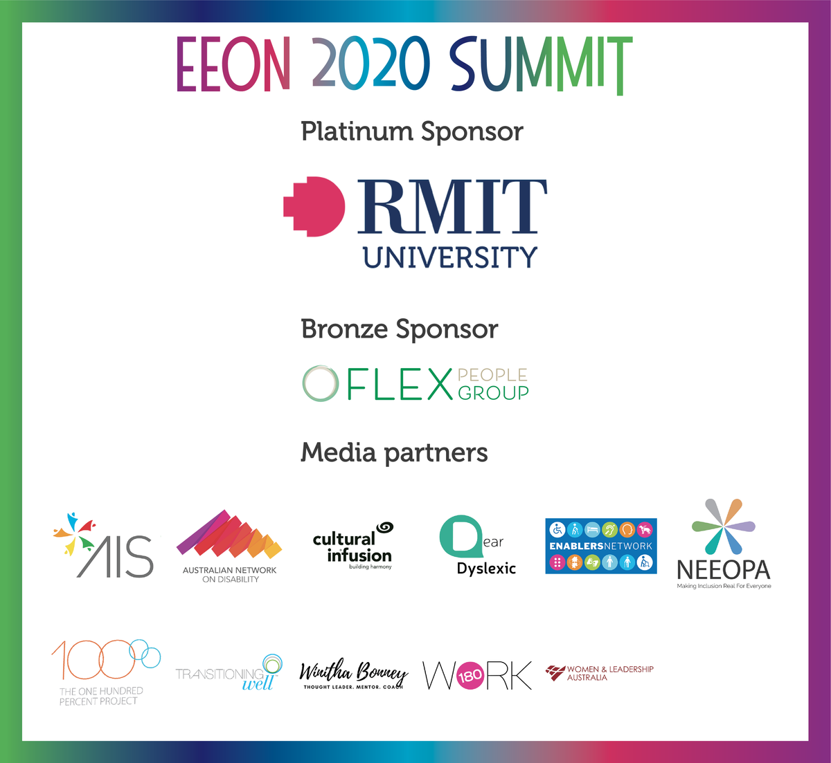 WORK180_'s tweet photo. @WORK180_ANZ is thrilled to announce that we are a #MediaPartner for the @EEON_Victoria #Inclusion & #Diversity Summit taking place this September!
To register or to find out more, click here: https://t.co/HTA7fif8OE
#WORK180 #EndorsedEmployerForWomen #EEON https://t.co/YLaSTemODe