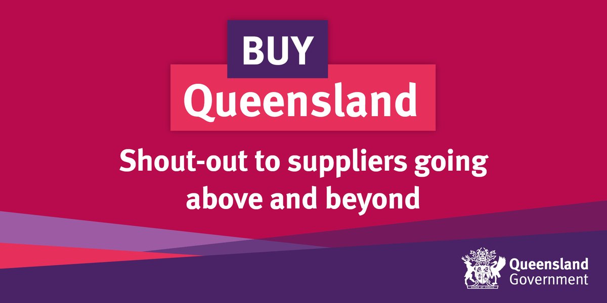 Know a government supplier who’s helped Queensland achieve positive outcomes during the COVID-19 response? Submit a Buy Queensland supplier shout-out at bit.ly/3f9YoyV  #BuyQld #UniteAndRecover #GoLocalQld
