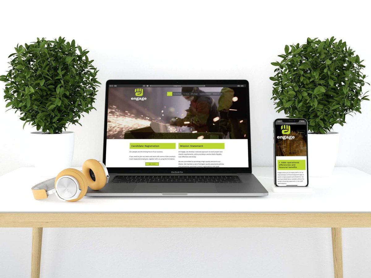 almostanything's tweet image. Shiny new website for Engage Recruitment Solutions!