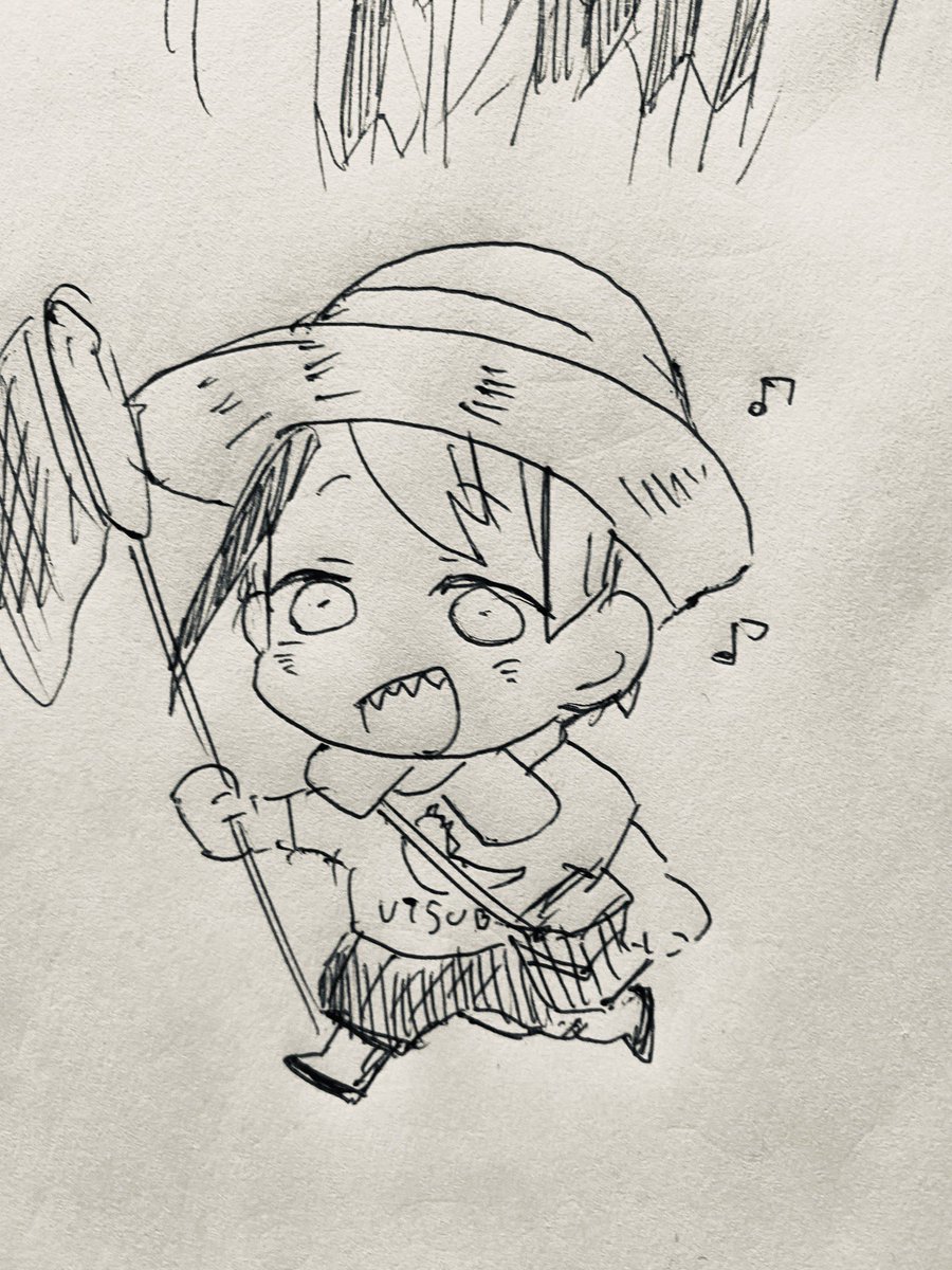 朝の一発描き
夏休みフロ 