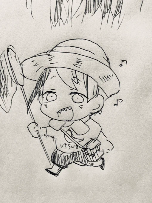 朝の一発描き
夏休みフロ 