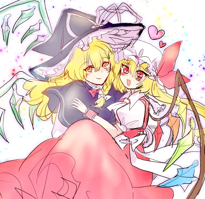 旧作の羽要素から レミまり&フラまり 
