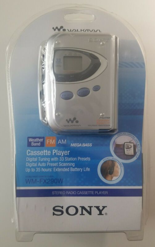 Sony WM-FX290W Walkman AM/FM/Weather Radio and Cassette Player 