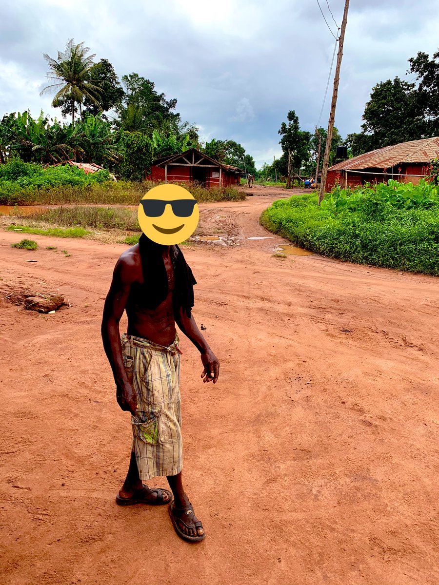 Crumbling mud houses, a shrine, and I could count the number of houses in less than 30 minutes. Bad roads. One borehole.The children of the community have to trek to neighboring towns to go to school.Is this a 300 year old curse? Or just negligence of a community?