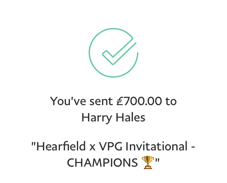 Hearfieid's tweet photo. Hearfield x @OfficialVPG

🥇£700 @LimitProClubs

🥈£200 #TrapVibes

🥉£100 #Untitled

𝐂𝐇𝐀𝐌𝐏𝐈𝐎𝐍𝐒 - 𝐋𝐈𝐌𝐈𝐓 🏆

Congratulations to @abadiai7i #Shaun4ytfc @Lloyd_7_ @ChrisC96x @hazzahales @sorrell_x @Seanoneill25 @Myth_1x @iPixelz19 @Hase_Ali14 @scootafc14 #CHAMPS https://t.co/Dm9scZp8pM