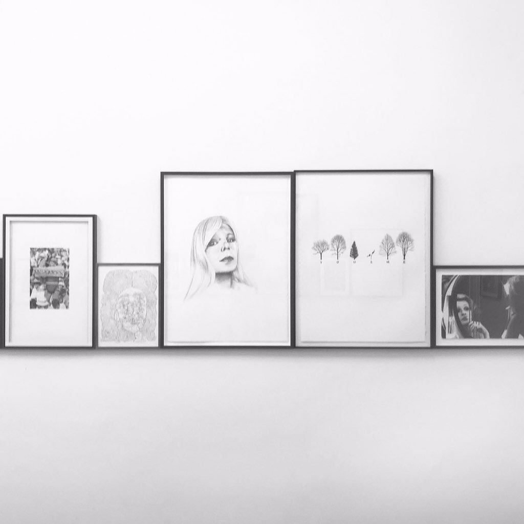 katieholten's tweet photo. Yes, there are also some #treealphabet drawings in the show at VAN HORN. “A Party for the Gods” wouldn’t be complete without trees. https://t.co/LWaJPpZIon