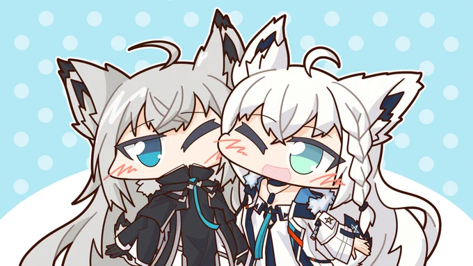 江風ちゃんとフブキちゃん??
#絵フブキ #アズールレーン 