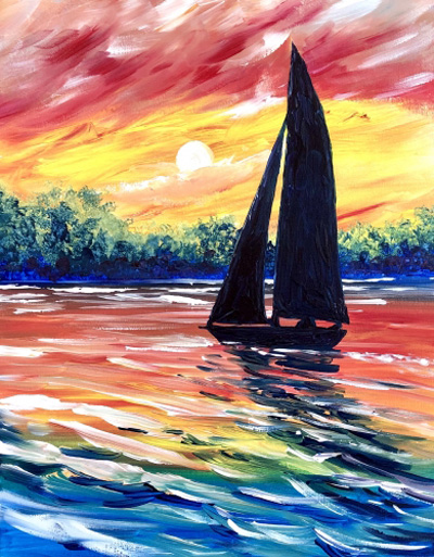YaymakerPHX's tweet photo. Paint “Sailing on a Rainbow” from the comfort of your home with our new virtual events! Interact with your friends and paint for only $15 using your own supplies! 
#makeyayallday #virtualevents #virtualart #paintathome #art
https://t.co/75lNkLxty2 https://t.co/SHPOM7GKDx