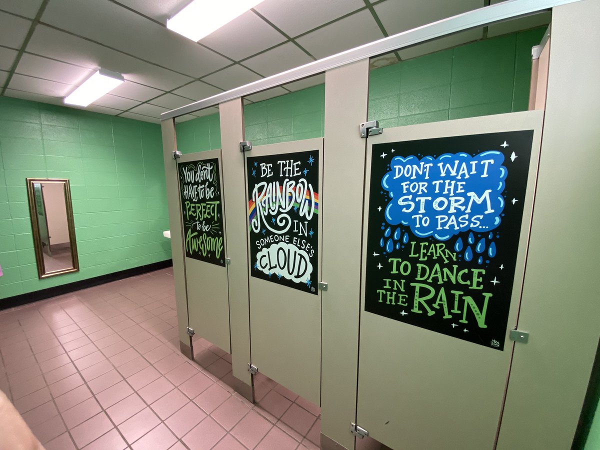Strochschool's tweet photo. Thank you Men and Women of St. Roch for the updates to the bathrooms! https://t.co/ZWlLdPXiLG