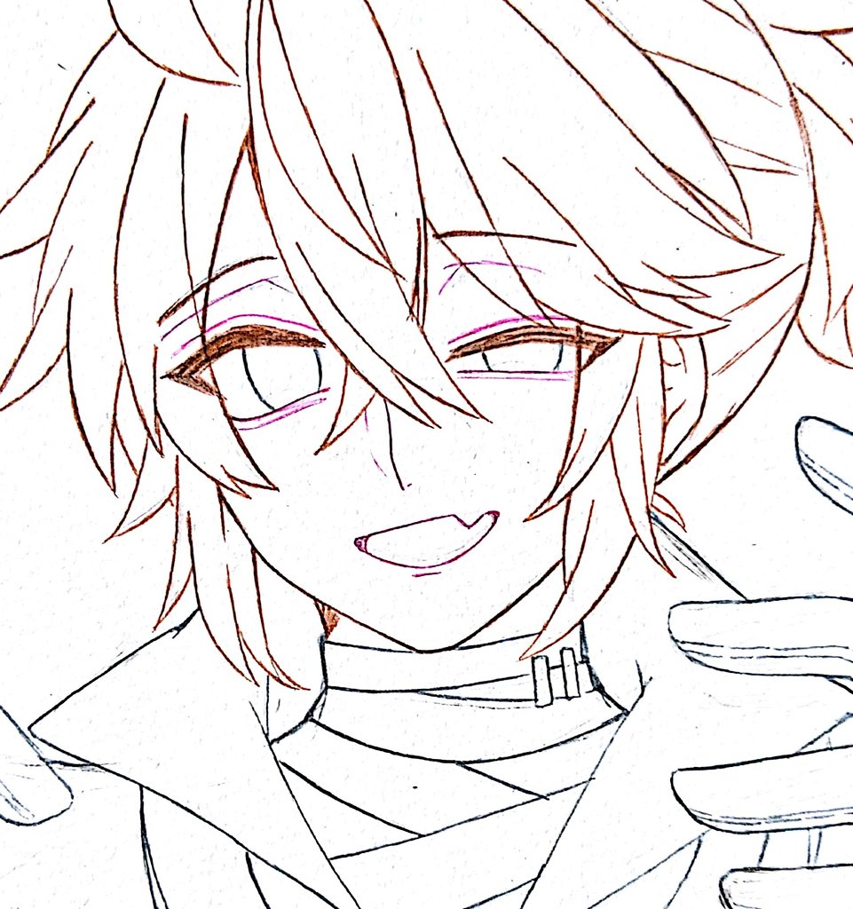 お顔だけ 旋太朗のイラスト