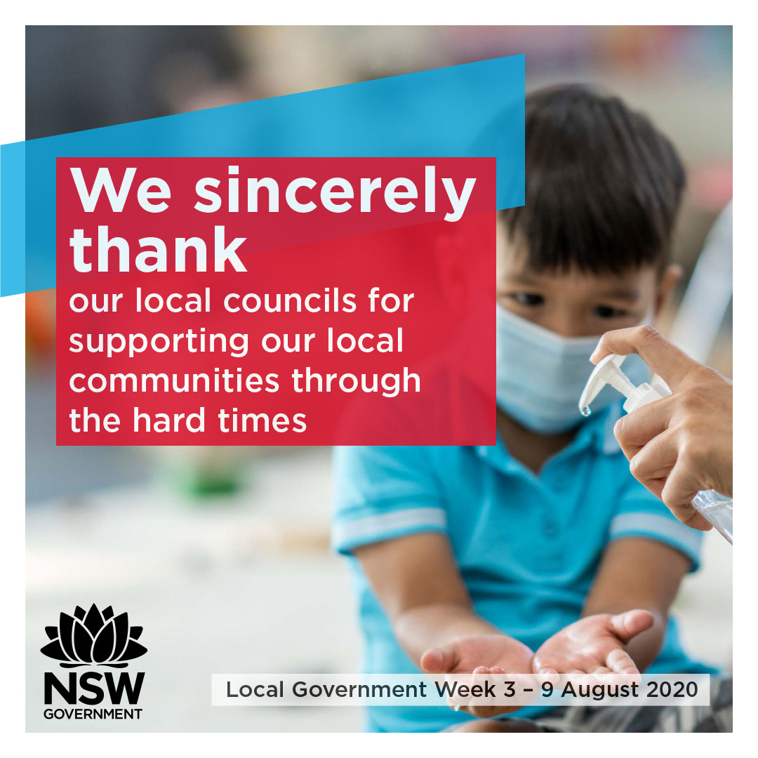 nsw_olg's tweet photo. Local Government Week is a time to pause and thank our local councils for all that they are doing to support their communities to recover from drought, bushfires and COVID-19. @LGNSW https://t.co/vy9o2rzvdV