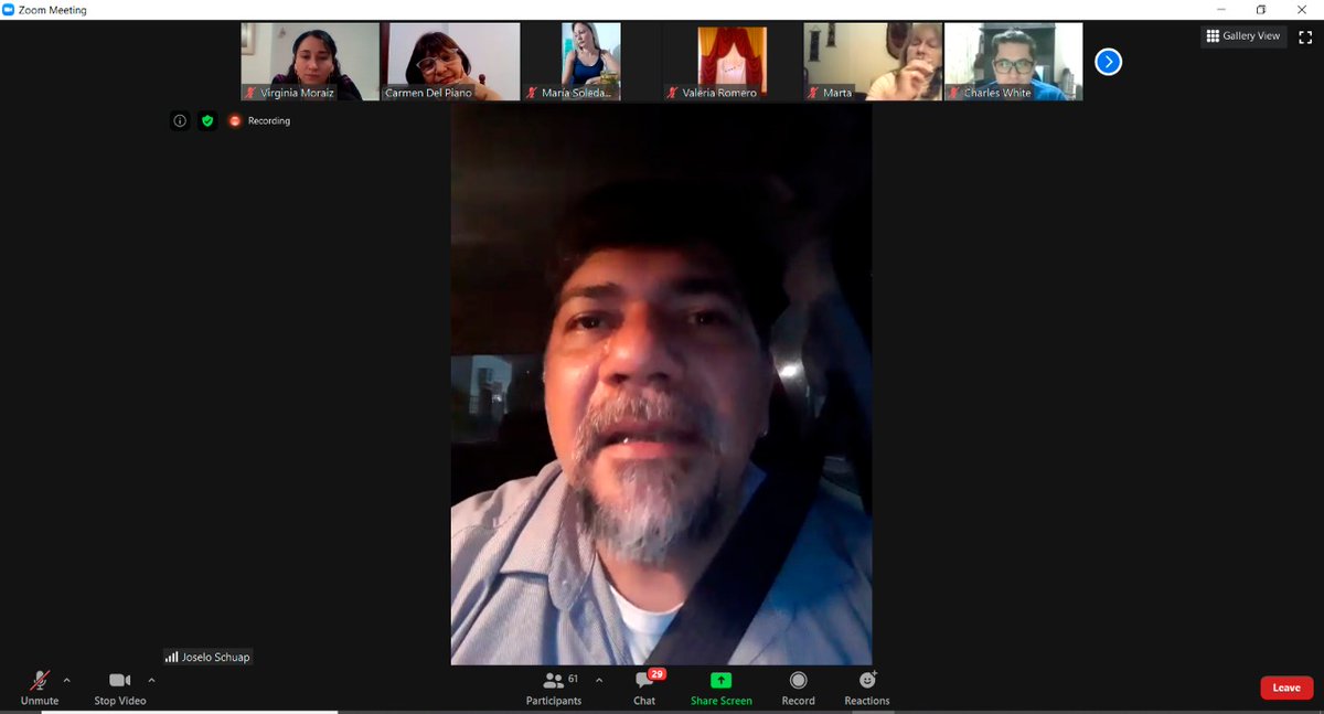 ESDaMisiones's tweet photo. Cierre más que fructífero de los conversatorios por Zoom. GRACIAS a todos quienes nos acompañaron porque para nosotros la DANZA es factor ponderante al aporte de la cultura misionera. #32AniversarioESDa @misioneseduca @miguel_sedoff @CGEMisiones @jalbertogalarza @DirEdSup_Mnes https://t.co/8j7hXVkBOE