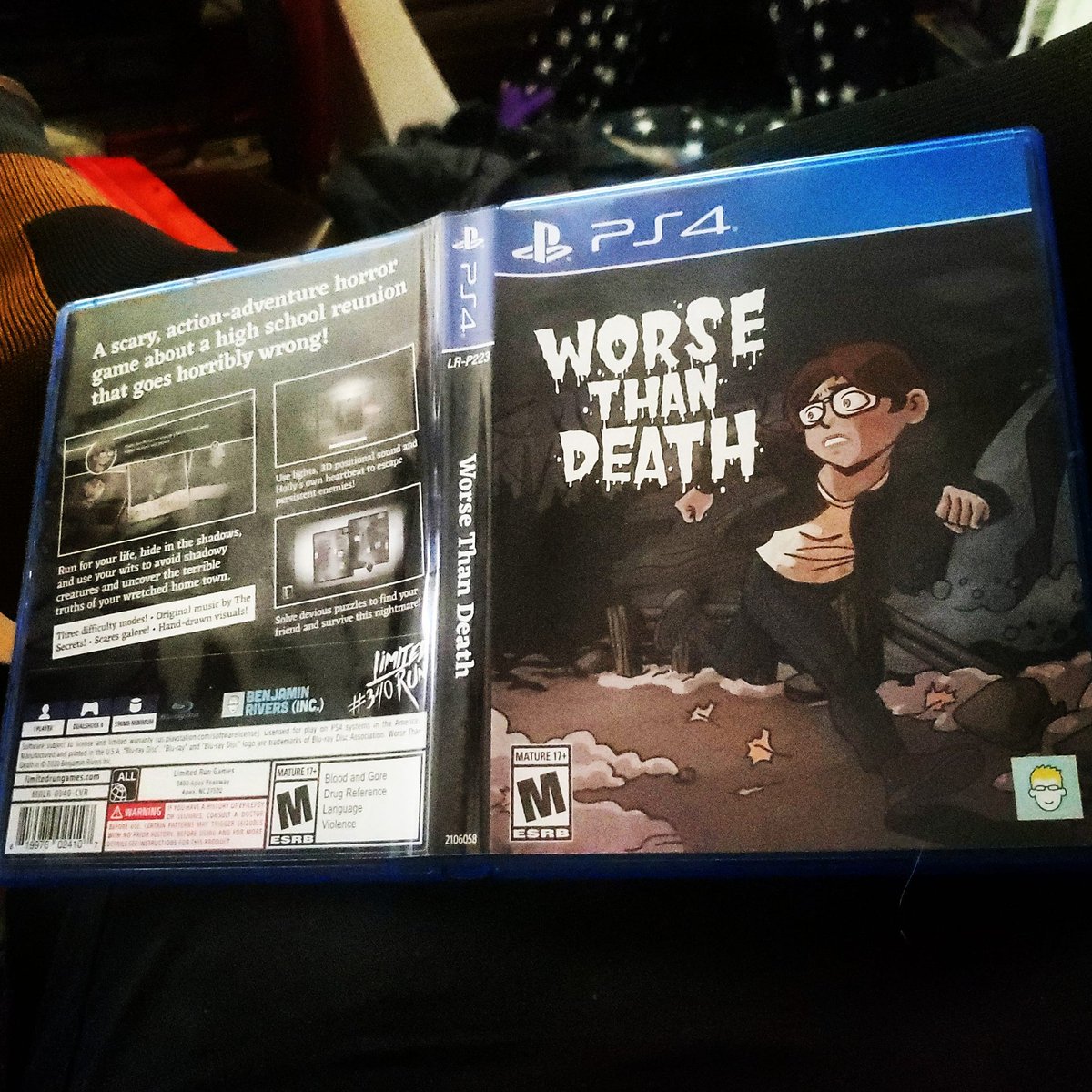 EHPodcasts's tweet photo. Mail Day Item #1.
#WorseThanDeath @LimitedRunGames physical disc of @BenjaminRivers.
#physicalmedia #playstation #ps4share #limitededitions #limitedrungames #ipadpro #collectibles #horror #benjaminrivers #ehpodcasts #EverythingHorror https://t.co/cM21SQFAPs