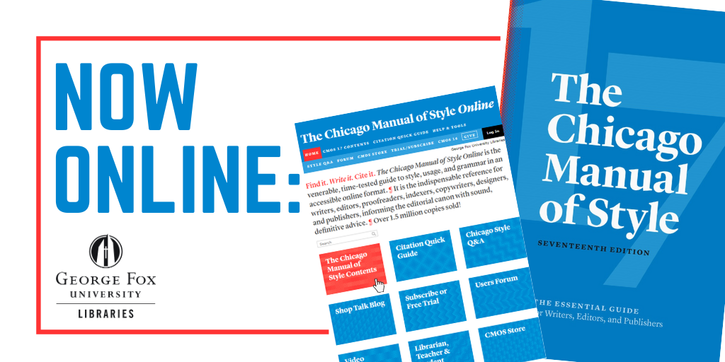 libraryGFU's tweet photo. Are you ready to write this fall? The Chicago Manual of Style is now available through GFU Libraries! Check it out at https://t.co/WKlAPa08nh https://t.co/t3m67nkX26