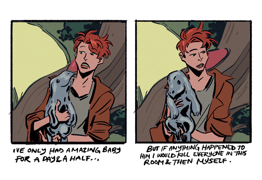 IN LOVE with the Tired Lesbian With Dog energy rachel is bringing to this murder investigation 
