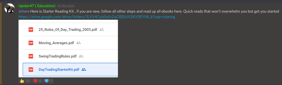 #newbies  #tradingtipNewbies : Start with Start Kit PDFS (in discord , ebook channel)Then go through  #Study_Plan in discordThen come to me with your questions